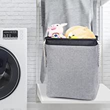 مكعب تخزين ، سلة زاوية سلال غسيل قابلة للتكديس ، منظم سلال تخزين كبير لألعاب الملابس 6