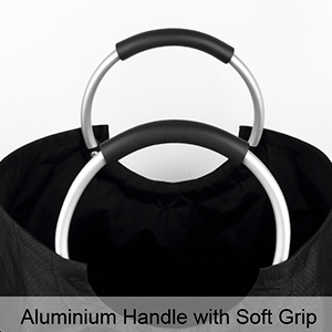 سلال غسيل بمقابض سهلة الحمل ، سلة غسيل ، صناديق غسيل قابلة للطي ، حمام غرفة غسيل عائلية 3