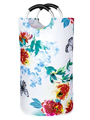 سلال غسيل بمقابض سهلة الحمل ، سلة غسيل ، صناديق غسيل قابلة للطي ، حمام غرفة غسيل عائلية 0