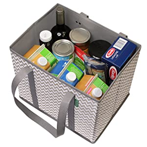 متسوق بقالة ، حقائب كبيرة متحركة شديدة التحمل ، مقابض أحزمة ظهر ، حقائب تخزين سحابات ، صناديق تخزين 15