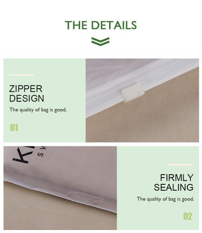 كيس بسحاب صديق للبيئة، كيس منزلق، كيس قفل منزلق، كيس ملابس، كيس بسحاب، كيس إغلاق بسحاب، كيس نشا الذرة، كيس PLA، أكياس ملابس، قابلة للتحلل، قابلة للتحلل الحيوي، أكياس منزلقة قابلة لإعادة الاستخدام 3