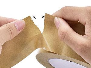 شريط الورق الكرافت الملصق الذاتي، الحجم المخصص، شريط الورق البني، شريط التعبئة البني القابل للتحلل، شريط التعبئة الورقية مع الملصق القوي 3