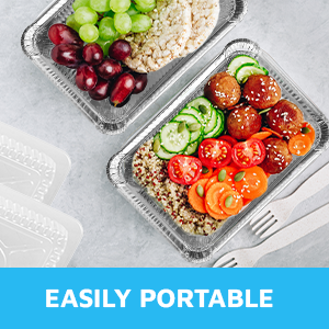 خط الهواء مستطيل الشكل ، مقلاة رقائق الألومنيوم للاستعمال مرة واحدة ، حاويات طعام خارجية ، كأس كعكة فويل 4